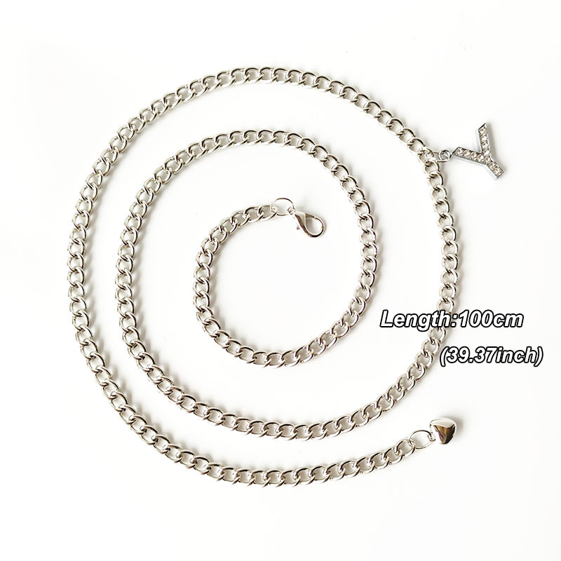 Cadena de cintura con letras d - Body Jewelry For You reseña y precio