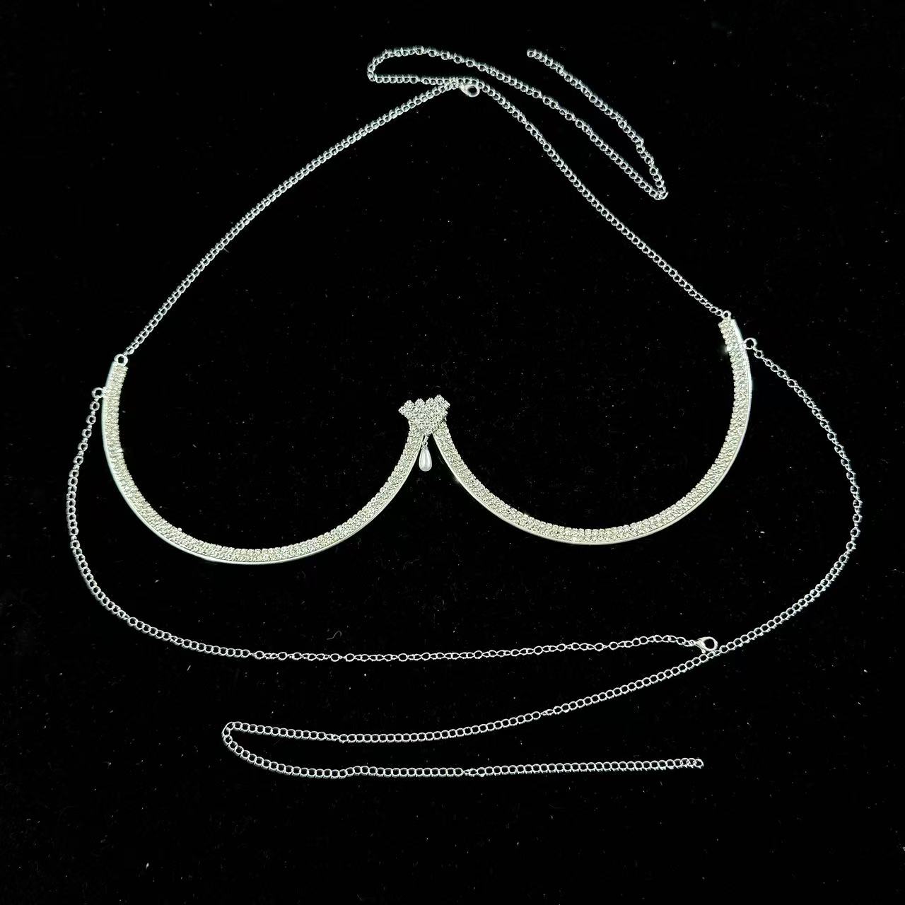 Collar con colgante de perlas  - Body Jewelry Necklace reseña y precio