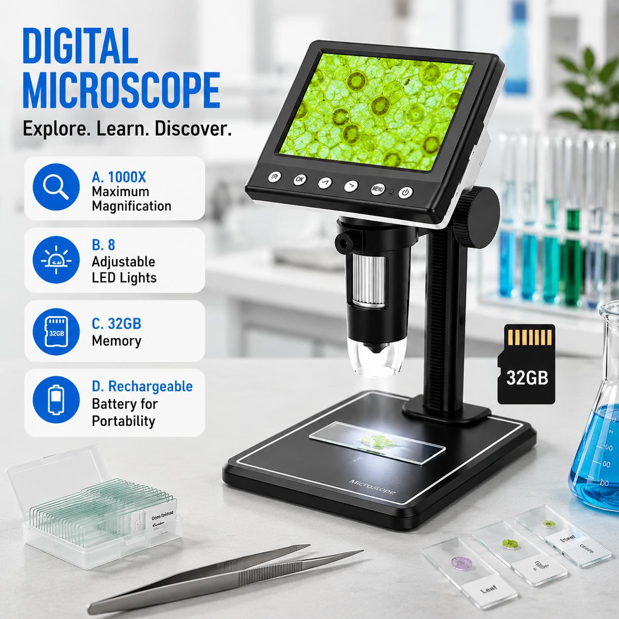 Microscopio Digital Portátil 4 - Body Jewelry Repair reseña y precio
