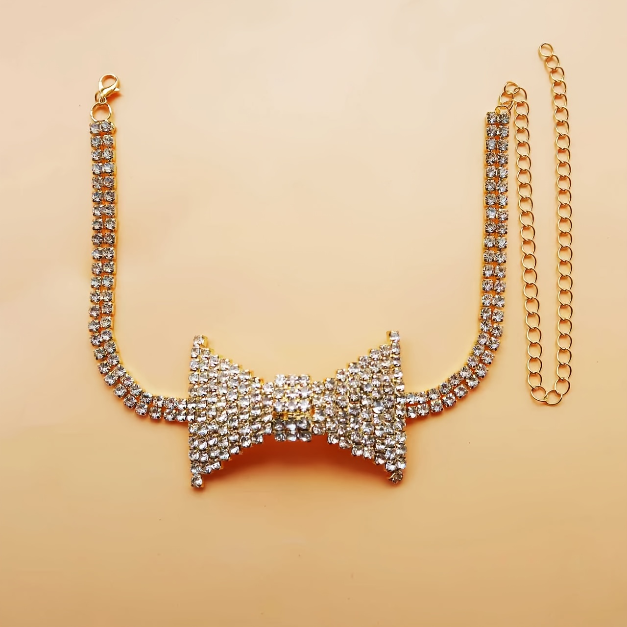 Cadena de cuello con lazo de d - Body Jewelry Necklace reseña y precio
