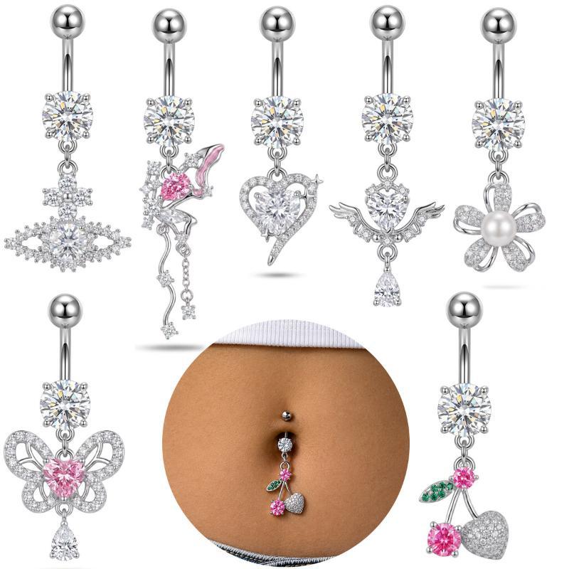 1 Pieza de Exquisito Anillo Co - Body Jewelry Surgical Steel reseña y precio